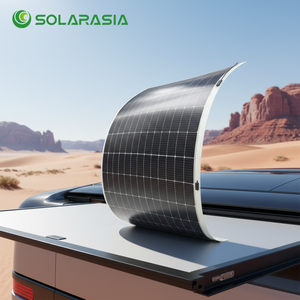 Vente en gros de panneaux solaires flexibles 520W Sunman Earc monocristallins sans cadre, panneaux solaires flexibles en silicium mince pour la maison - Product Image 1