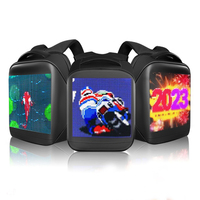 Party Digital Led Bag Mochila multifunción Custom Mini iOS Android Phone App Wireless Edit Message Mochila LED impermeable