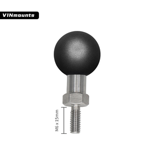 Supports VIN : Base de montage à boule de 1 pouce avec boulon fileté M6x10mm, compatible avec le système de montage universel à double bras de type B RAM - Product Image 1