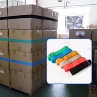 Sangles de cargaison en toile écologiques de qualité supérieure 5 cm * 10 m, auto-adhésives, avec fermeture auto-agrippante sécurisée pour conteneurs maritimes et rayonnages à palettes