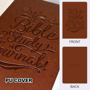 Bible Study Address Book Leather Soft Cover Spiral A5 Prayer <b>Journal</b> Notes Daily Devotion Planner Self-Recording - Product Image 2