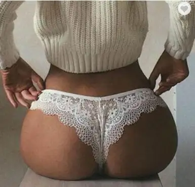 Bragas de algodón con encaje elástico para mujer, ropa interior de talla grande, diseño personalizado