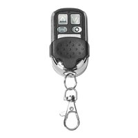 Télécommande sans fil de clonage 433 MHz en métal à quatre boutons pour volet roulant électrique et porte de garage télescopique