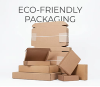 Boîte d'expédition en carton ondulé de petite taille, robuste, de haute qualité, très vendue, fabriquée à partir de matériaux recyclés, SD Portable, pour l'e-commerce