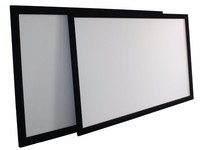 Écran de Projection à Cadre Fixe en Alliage d'Aluminium de 120 Pouces pour Cinéma Maison, Tissu PVC Souple