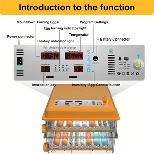 Incubatrici intelligenti macchina per cova uova completamente automatiche per polli - Product Image 3