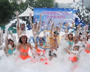 쇼타임 2000W 전문가용 오디오 비디오 조명 도매 대형 폼 캐논 인공 눈 기계 파티 DMX 파티 - Product Image 6