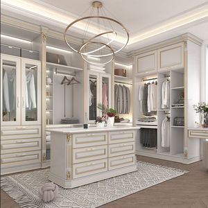 כוכב פושאן בית מודרני פתוח יוקרה diy ארון שינה מוצק ארון עץ ריהוט עיצוב תמונות - Product Image 3