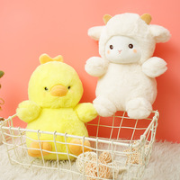 Peluche artisanale super douce à quatre animaux, vernie UV, avec poids, en coton PP et polyester, brodée, anti-stress, modèle Ours