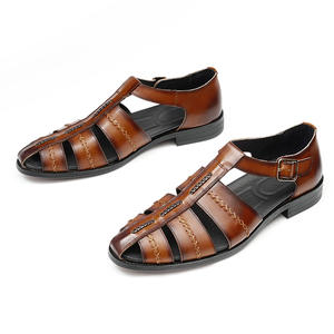 2026 New custom hand-woven retro sandals for <b>men</b>, breathable and casual - Product Image 5