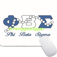 Tapis de souris carré personnalisé de la sororité ZPB Zeta Phi Beta, base en caoutchouc antidérapante, tapis de souris pour ordinateur