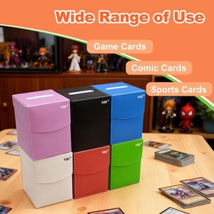 Custom PP Trading Card Deck <b>Box</b> Magnetic Card Storage Case Glossy <b>Lockable</b> Organizer with Drawstring Bag - Product Image 6