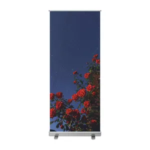 Spanduk gulung Ke atas perangkat keras aluminium gaya Modern portabel dengan jaring nyamuk untuk iklan luar ruangan - Product Image 1