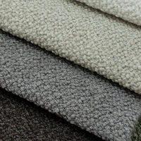 Tela Elástica Teñida de Alta Gama para Tapicería de Muebles, Transpirable, para Sala de Estar, Sofá, Tejido Bouclé Elástico y Resistente