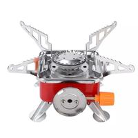 Réchaud de camping portable, cuisinière de randonnée, survie d'urgence, nouveauté pour l'extérieur, gaz, pliable, bois, acier inoxydable, léger