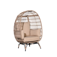 Chaise à œufs en rotin, mobilier d'extérieur, de balcon, patio, jardin, 1 pièce