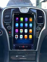 Autoradio pour Chrysler 300C 2013-2015, Navigation GPS, Radio Stéréo, Écran IPS, Mirror Link, Visualiseur Photo, Aide au Recul 12 Mois