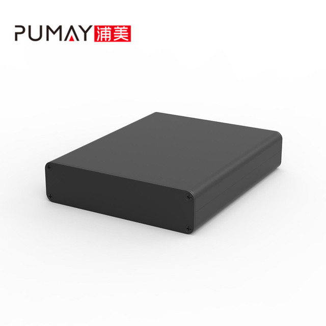 PB013 Aluminum Alloy Waterproof Terminal Box Custom Electronic Enclosure Sand Blasted Surface CE ROHS Certified for Display