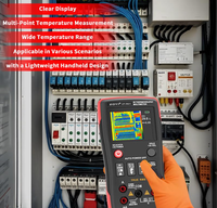 Multimètre numérique à imagerie thermique 2 en 1, caméra IR, résolution 32x32, True RMS, auto-étalonnage, testeur électrique CVC
