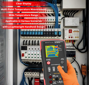 Multimètre numérique à imagerie thermique 2 en <span class=keywords><strong>1</strong></span>, caméra IR, résolution 32x32, True RMS, auto-étalonnage, testeur électrique CVC - Product Image 3