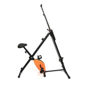 TODO Appareil de musculation pliable 2-en-1 en acier pour <span class=keywords><strong>vélo</strong></span>, capacité 120 kg, hauteur de <span class=keywords><strong>poignée</strong></span>/coussin réglable, poids de volant en fer en option - Product Image 6