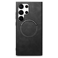 Pour Samsung S25 étui de téléphone portable couleur unie peau magnétique housse de protection pour Samsung S24 S23 A56 multi-modèle