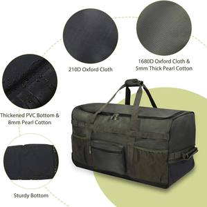 Free sample Customize Travel Trolley <b>Duffle</b> <b>Bag</b> Voyage Duffel <b>Wheeled</b> Hockey <b>Bag</b> extra Large Trolley Ice Hockey Travel <b>Bag</b> - Product Image 6