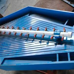 מכונת רוטט טלטלת שולחן הפרדה מינרלית מכונת הפרדה מינרלית שולחן ג 'ימיני שולחן עם כבידה שונה - Product Image 4