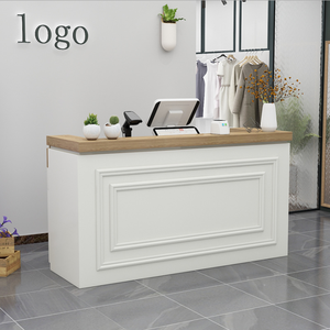 Magasin de vêtements avec Logo personnalisé, <span class=keywords><strong>comptoir</strong></span> moderne de réception de billets de détail, <span class=keywords><strong>caisse</strong></span> enregistreuse, <span class=keywords><strong>caisse</strong></span> enregistreuse, comptoirs de <span class=keywords><strong>caisse</strong></span> - Product Image 5