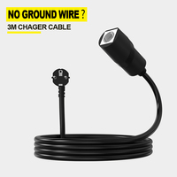Adaptateur de mise à la terre pour chargeur de VE portable, solution de charge sans mise à la terre pour les maisons sans connexion à la terre, 16A 3.6kW