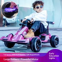 Mobil Mainan Anak Elektrik Drift Kart Roda Empat Grosir, Motor Ganda, Dapat Diisi Ulang, Remote Control, untuk Bermain di Luar Ruangan