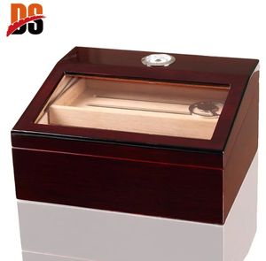 Humidor Portátil de Madera de Cedro Español para Cigarros, Ecológico, con Acabado Lacado Único, Venta al Por Mayor - Product Image 2