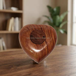 Fancy Sheesham Wood Heart <b>Keepsake</b> Cremation Urn <b>for</b> <b>Ashes</b> Handcrafted Wooden Memorial Urn Decorative Funeral <b>Keepsake</b> <b>Ashes</b> Box - Product Image 4
