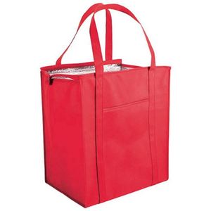 Bolsas Térmicas Portátiles con Cierre y Asa para el Hombro, para Alimentos, Picnic, Almuerzo, Entrega, Tejidas, Aisladas, con Personalización de Logotipo, Impresión de Letras en Lámina - Product Image 2
