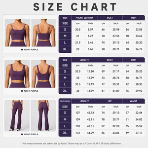 Women Yoga Outfit 2 Piece Quick Dry Crop Top Tummy Control <b>Flared</b> <b>Leggings</b> with Pockets Gym Activewear Set - Product Image 6