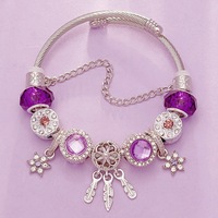 Bracelet de voyage étanche en acier inoxydable plaqué or, style plage et océan, tendance TikTok, par Fanhua Jewelry