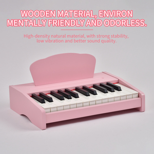 KD-200 Xách Tay Tùy Chỉnh Trẻ Em Sáng Tạo Điện Organ & Kỹ Thuật Số Bàn Phím 25 Phím Mini Gỗ Đàn Piano Được Xây Dựng Trong Loa Có Thể Sạc Lại - Product Image 2