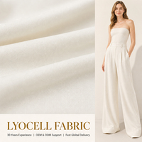 Tissu en Lyocell Pur Haut de Gamme 95 GSM Sergé Tissé, Respirant, Largeur 150 cm, Idéal pour Jupes et Vêtements – Vente en Gros