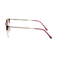 Monture optique demi-cerclée en métal de haute qualité, design classique et simple, adaptée aux différentes formes de visage