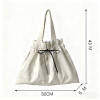 Sac fourre-tout en toile de coton réutilisable et écologique avec logo personnalisé, idéal pour le shopping – Vente en gros