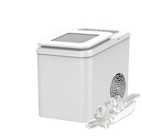 Machine à glaçons électrique portable en plastique, mini-machine à glaçons, entrée d'eau en bouteille, production instantanée de glaçons en forme de balle pour usage domestique
