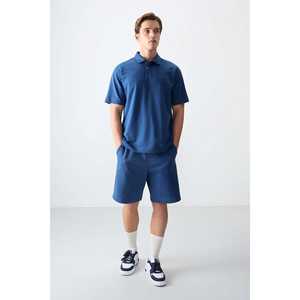 Polo en coton Oxford pour homme Parliament, manches courtes, respirant, coupe ample, t-shirt basique 88382 - Product Image 4