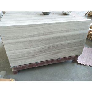 Dalle de marbre en pierre naturelle de couleur bois blanc veiné italien, brun clair - Product Image 6