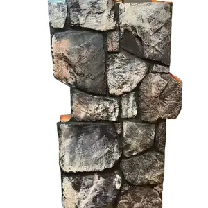 PU 돌 벽 패널 실내 야외 경량 베니어 장식 3D 바위
