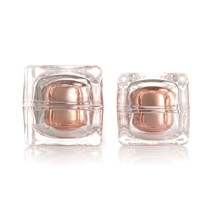 15ml 30ml <span class=keywords><strong>50ml</strong></span> cổ điển UV Gel lọ PMMA đôi tường Acrylic <span class=keywords><strong>Jar</strong></span> Vuông Mặt Kem sử dụng hình chữ nhật Vàng Pha Lê <span class=keywords><strong>Jar</strong></span> - Product Image 1