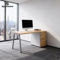 Poste de travail modulaire pour centre d'appels SpaceUnited, bureau de travail avec cloison, bureau d'ordinateur pour bureau d'équipe