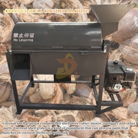 Automatische 600 Kg/u Kokosnoot Crusher Machine Kokosnoot Shredder Machine Palmfruit Kokosnoot Shredder Machine