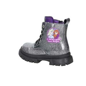 Stivali da combattimento Disney Frozen per ragazze, colore antracite con glitter, crea la tua magia - Product Image 3