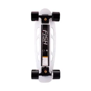 Usa Magazijn Elektrische Vis-Vormige Elektrische Longboard Skateboard 300W Hub Motor Elektrisch Skateboard