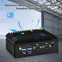 Mini PC N150 sans ventilateur, appareil industriel, double LAN Gigabit RJ45, mini-ordinateur embarqué, matériel M.2 NVMe, stock 8 Go/32 Go de RAM